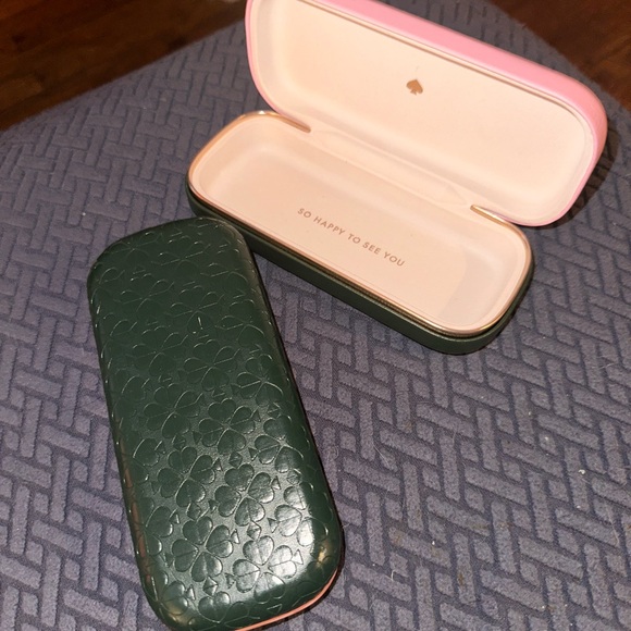 Kate Spade Pink Glasses Case - Picture 2 of 3